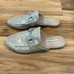 Steve Madden Faux Croc Mules